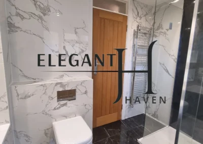 Affordable and stylish bathroom remodelling project in North London.