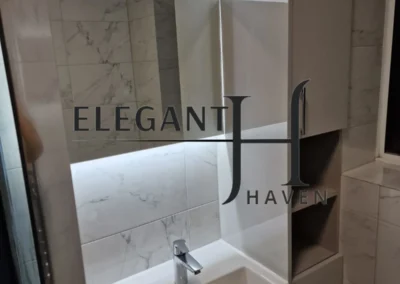 Compact yet stylish bathroom design in Central London.