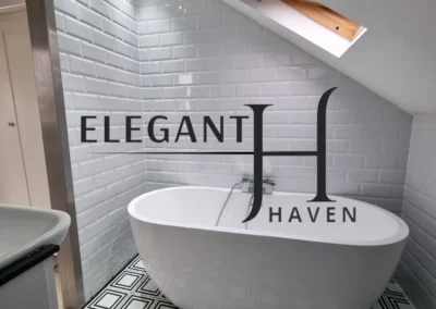 Trusted Construction LTD bespoke bathroom refurbishment in South London.