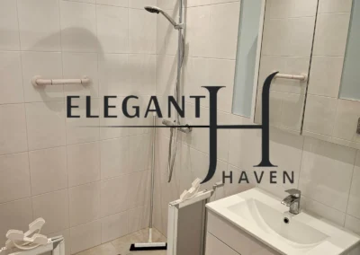 Stylish walk-in shower installation in London by Trusted Construction LTD.