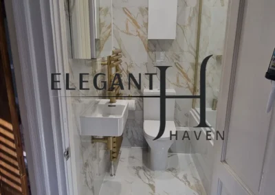 High-quality bathroom renovation by Trusted Construction LTD in West London.